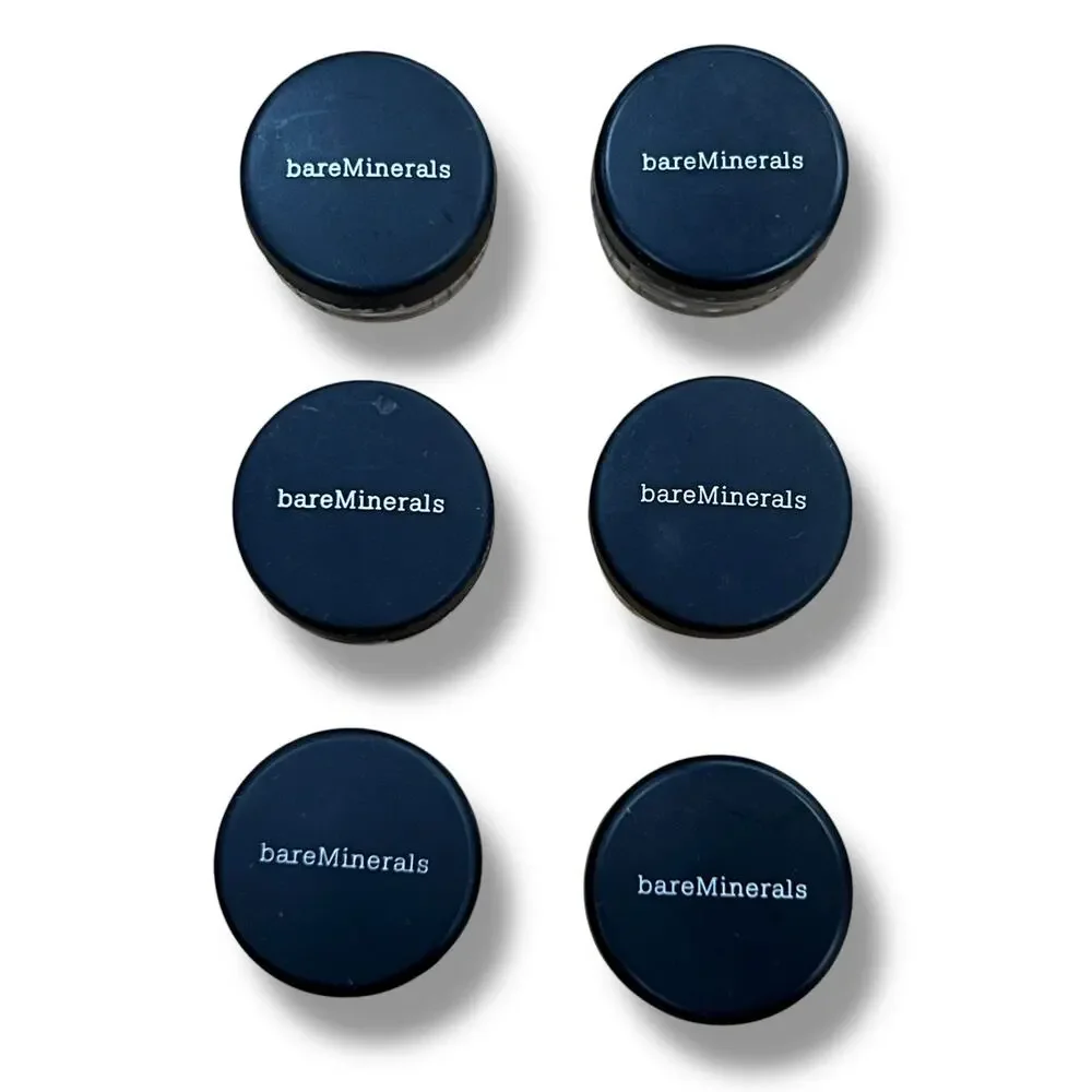 bareMinerals MINIS Eyecolor Shadow Loose Powder‎ SEALED Lot Of 6 .01oz